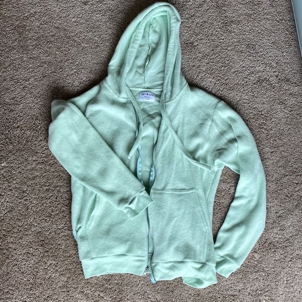 Like New mint zip up Soft Serve Hoodie